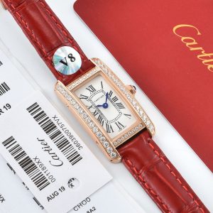 Cartier Tank Américaine Super Clone AAA Replica Watch for Women 1135890259 - front view | Cartier