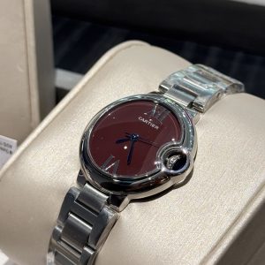Cartier Ballon Bleu 33mm Super Clone Watch with Swiss Quartz Movement 1108846072 - front view