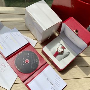 Cartier Ballon Bleu 33mm 18k Gold Plated Super Clone Watch for Women 1112253447