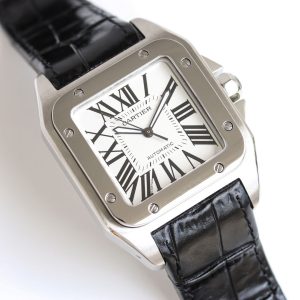 Cartier Santos Super Clone Men's Watch with Cash on Delivery 1005908279 - front view | Cartier