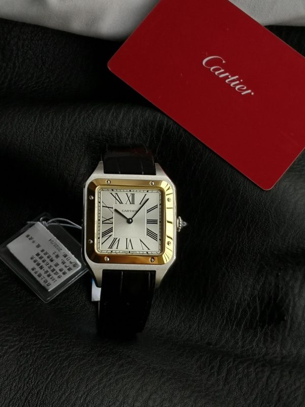Cartier Santos-Dumont Luxury Replica Watch with Cash on Delivery 1097284951 - front view | Cartier
