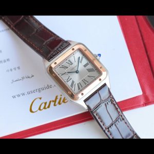 Cartier Santos-Dumont Super Clone Watch with Cash on Delivery 1119272049 - front view | Cartier