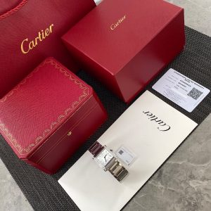 Cartier Tank Francaise 1:1 Super Clone Watch with Cash on Delivery 1141330715 - front view | Cartier