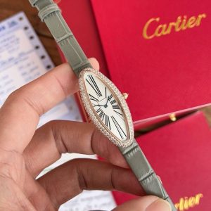 Cartier Baignoire Allongee Luxury Replica Watch with Cash on Delivery 1046873944 - side view