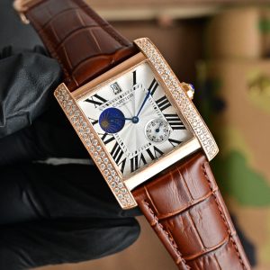 Cartier Tank Super Clone Watch with Automatic Movement & Cash on Delivery 1124522858 - side view | Cartier