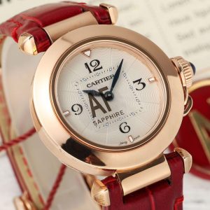 Cartier Pasha de Cartier 30mm Super Clone Watch for Women 1027542554 - side view