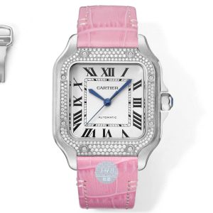 Cartier Santos Super Clone Watch | Luxury Replica with Cash on Delivery 979720368 - side view | Cartier