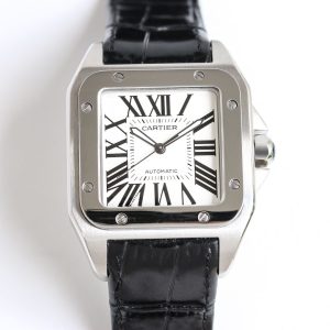 Cartier Santos Super Clone Men's Watch with Cash on Delivery 1005908279 - side view | Cartier