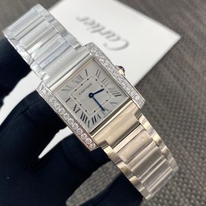 Cartier Tank Francaise 1:1 Super Clone Watch with Cash on Delivery 1141330715 - side view | Cartier